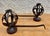 Pair of Spanish Forged-Iron Basket Andirons, circa 1900 For Sale - Image 12 of 15