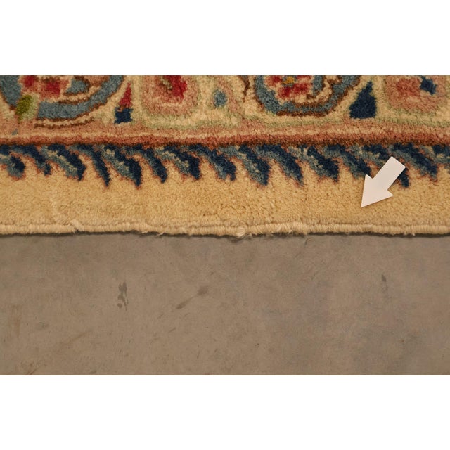 Kirmin Pattern Large Hand Tied 11' x 18' Fringed Area Rug For Sale - Image 16 of 18