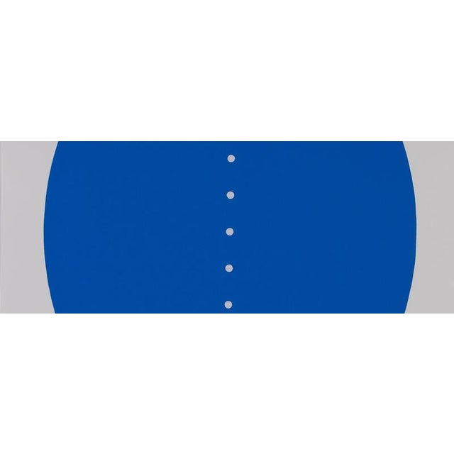 Lucio Fontana, Blue Space Concept, Screenprint For Sale - Image 4 of 5