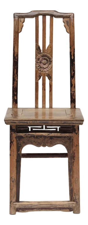 Chinese Chrysanthemum Lady's Chair, C. 1800