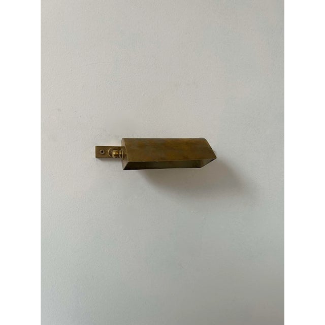 Vintage Adjustable Wall Lamp in Brass, 1940 For Sale - Image 6 of 7