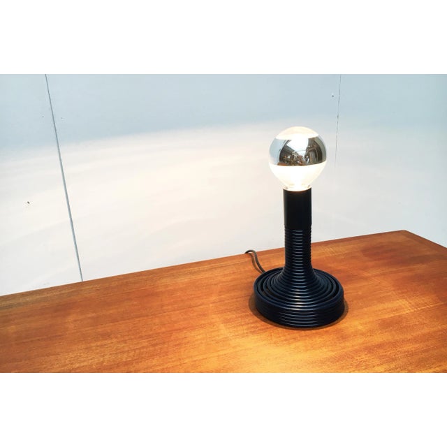 Italian Space Age Spirale Table Lamp by Angelo Mangiarotti for Candle For Sale - Image 4 of 18