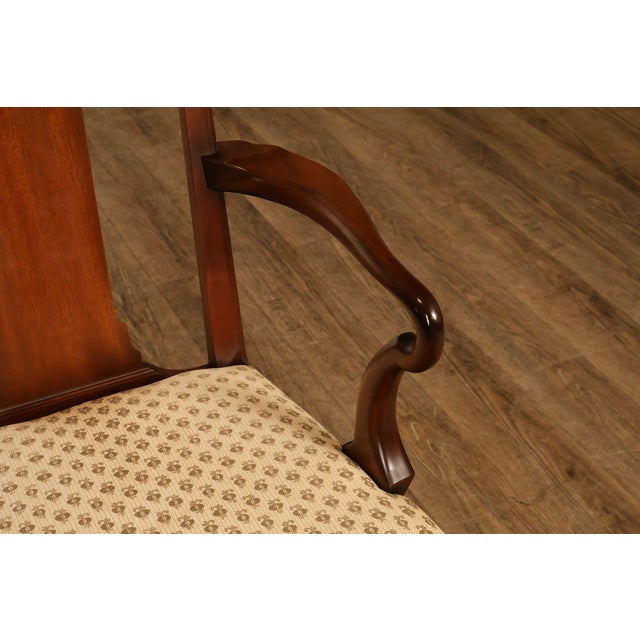 Kittinger Colonial Williamsburg Adaptation Set Of Eight Mahogany Dining Chairs For Sale - Image 13 of 18
