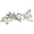 Julie Neill for Visual Comfort Signature Farfalle Large Sconce in Burnished Silver Leaf For Sale