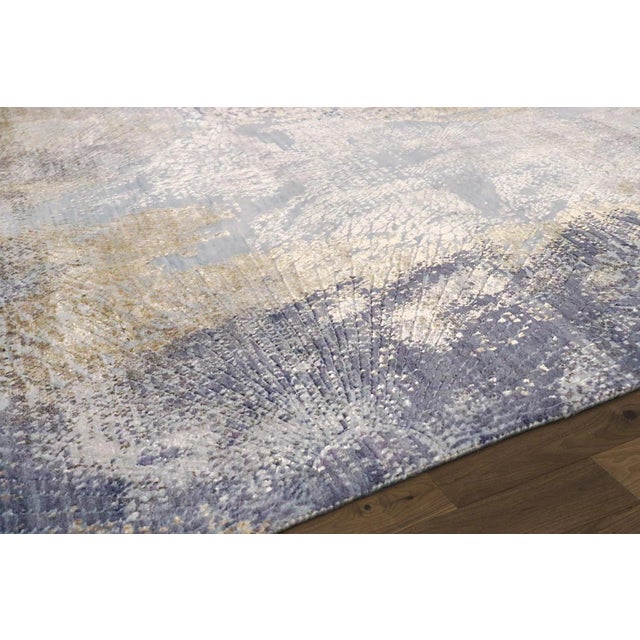 Modern Pasargad Home Cosmo Multi Silk & Wool Area Rug- 8'11" X 12' 1" For Sale - Image 3 of 5