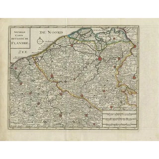 Antique Map of Flanders by Keizer & De Lat, 1788 For Sale