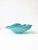 Murano Italian Murano Art Glass Bowl in Turquoise Blue For Sale - Image 4 of 12