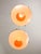 Space Age Italian Orange Pendant Lamps, Set of 2 For Sale - Image 16 of 18