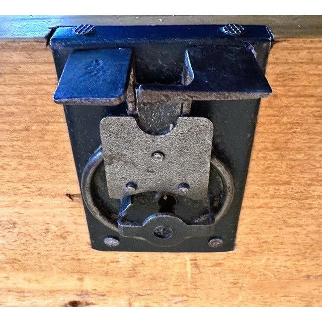 Brown Antique French Wedding Chest, 1903 For Sale - Image 8 of 15