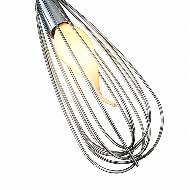 Vintage Hand Whisk Lamp, 1970s For Sale - Image 6 of 10