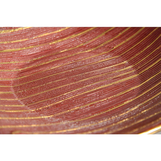 Aldo Londi Mid Century Modern Italian Sgraffito Art Pottery Cigar Ashtray For Sale - Image 4 of 10