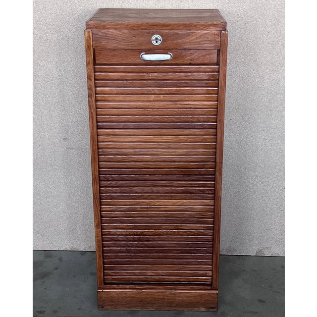 This French filing cabinet is another good example of the quality furniture that was made in those days. The angular...