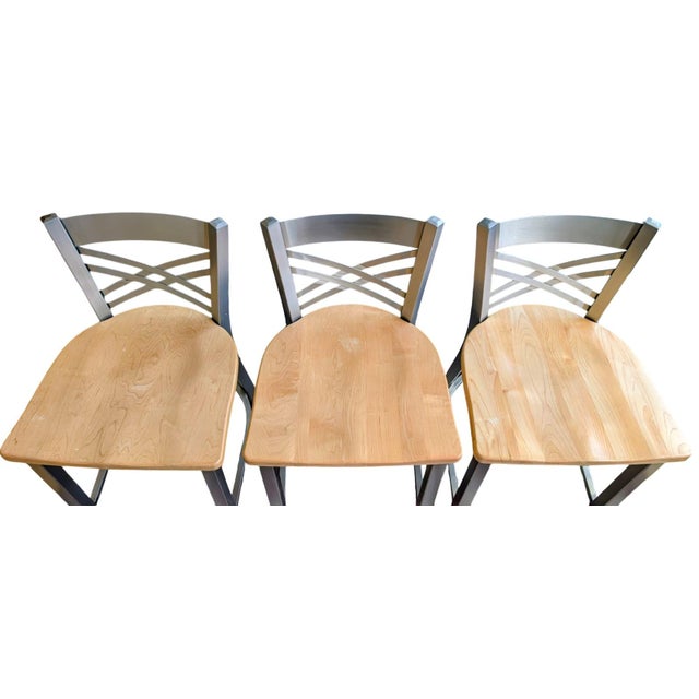 SET OF 3 HOLLAND BAR STOOL COMPANY CATALINA COUNTER STOOLS Beautiful matching set of three Catalina counter stools by...