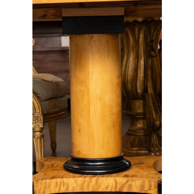 Early 19th Century Biedermeier Birch Drop-Leaf Sofa Table For Sale In West Palm - Image 6 of 6
