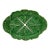 Vintage Bordallo Pinheiro Majolica Cabbage Leaf Serving Platter For Sale