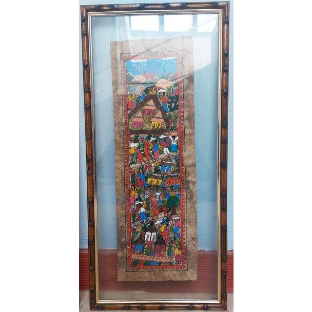 Mexican paintings on amate bark. They are Mexican, purchased during a trip in 1960. Created by Indigenous artists in...