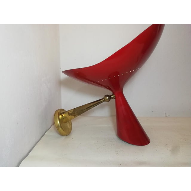 1950s AD/1 Wall Lamp by Oscar Torlasco for Lumen, Italy, 1950s For Sale - Image 5 of 15