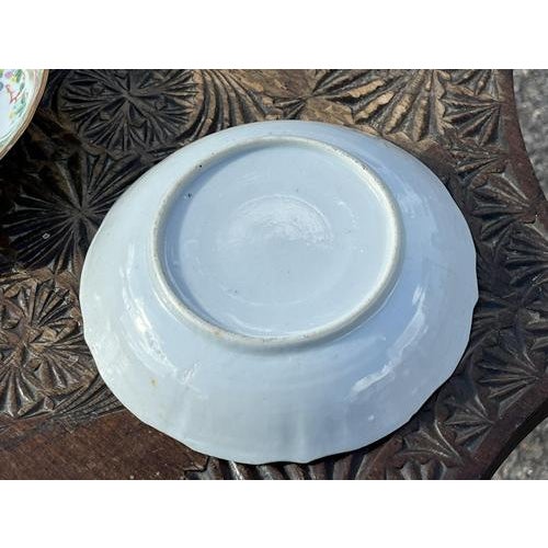 Canton Famille Rose Plates and Bowl, Set of 6 For Sale - Image 5 of 18