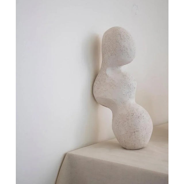 Buddy no_003 sculpture by aoao dimensions: w 11 x d 16 x h 36 cm materials: ceramic bisque color options available upon...