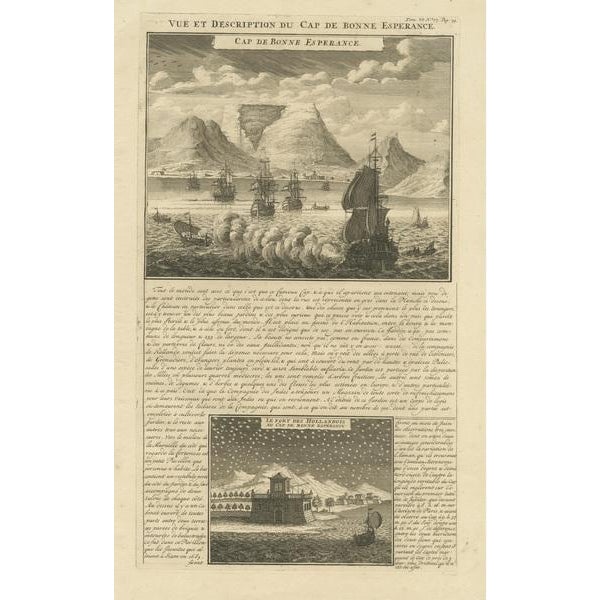 Chatelain, Two Views of the Cape of Good Hope, Print For Sale - Image 3 of 6