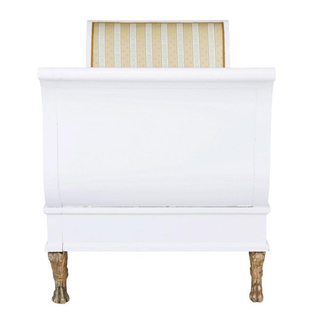 Traditional Early 20th Century Empire Revival Scandinavian Painted Daybed, 1900s For Sale - Image 3 of 7
