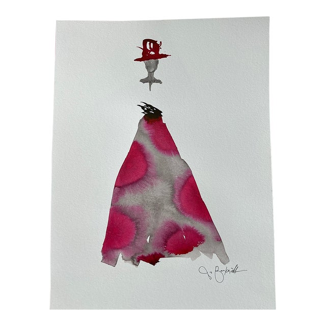 Ink Wash Dress by Jo Baskerville For Sale
