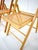 Vintage Vienna Straw and Wood Folding Chairs, Italy, 1970s, Set of 4 For Sale - Image 16 of 18