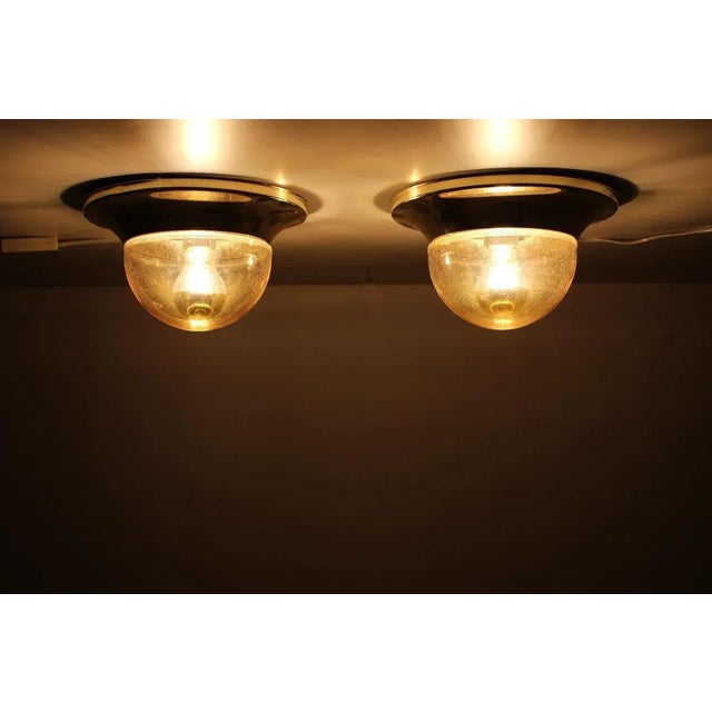 Brass Austria Wall Lamps, 1950s, Set of 2 For Sale - Image 6 of 13