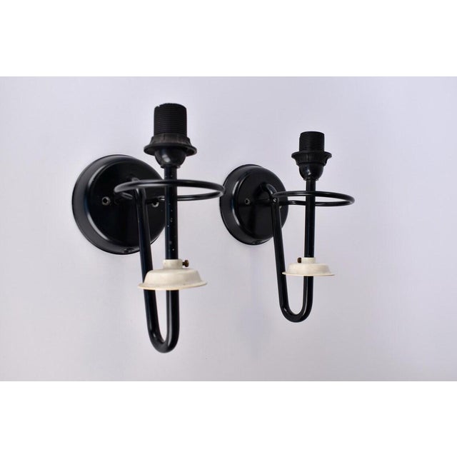 Modernist Glass Wall Sconces C-1556 by Raak, 1950s For Sale - Image 11 of 15