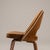 Wood Saarinen Executive Armless Dining Chairs in Cognac & Créme Cotton Velvet, Walnut Legs For Sale - Image 7 of 8