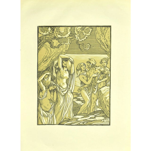 Women and Amphorae is an original modern artwork realized by Ferdinand Bac (1859 - 1952) in 1922. Original Lithograph on...