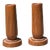 1950’s Teak Candle Holders- a Pair For Sale