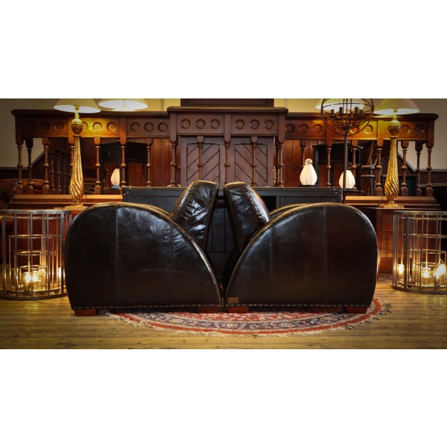 Rockefeller Leather Chairs by Timothy Oulton, 2010s For Sale - Image 15 of 18