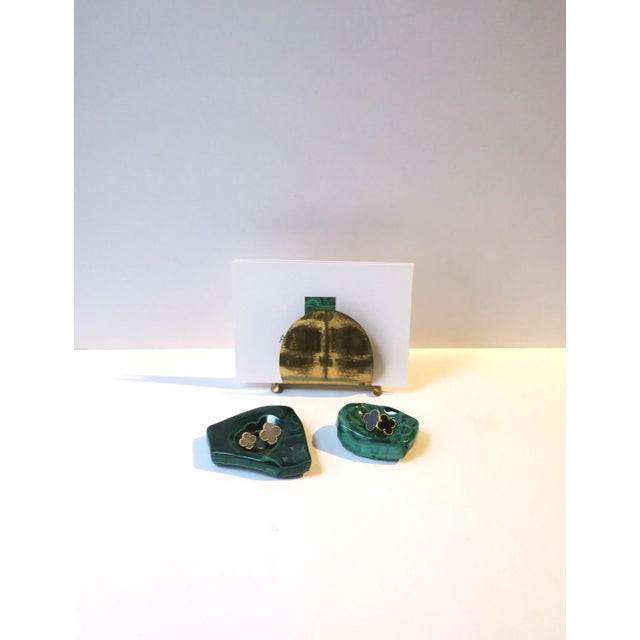 Malachite Jewelry Dish For Sale In New York - Image 6 of 11
