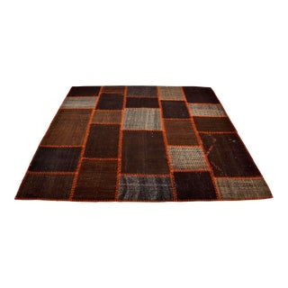 1960s Turkish Handmade Goathiar Wool Kilim Rug For Sale