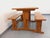 Tan Vintage Fir Table & Benches, 1960s, Set of 3 For Sale - Image 8 of 18