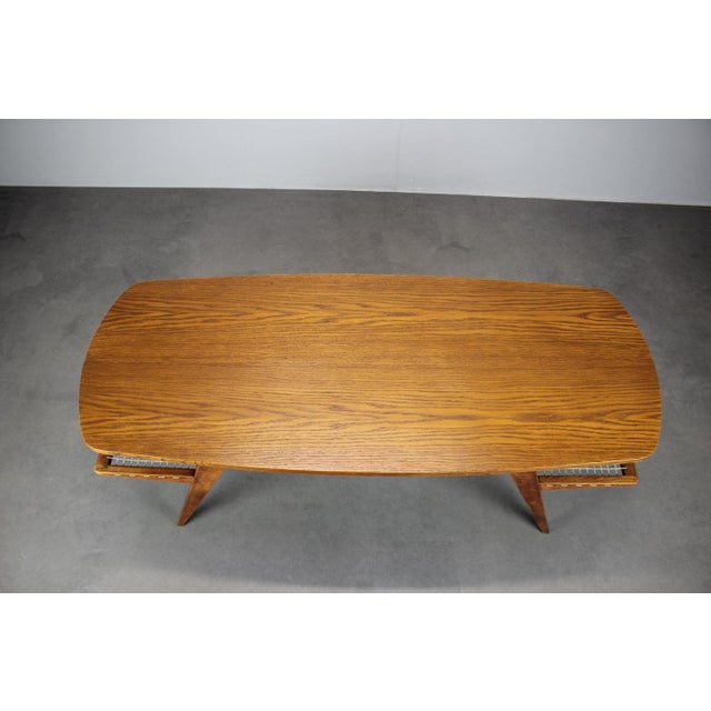 Mid-Century Modern Danish Teak Coffee Table with Magazine Racks, 1960s For Sale - Image 3 of 12