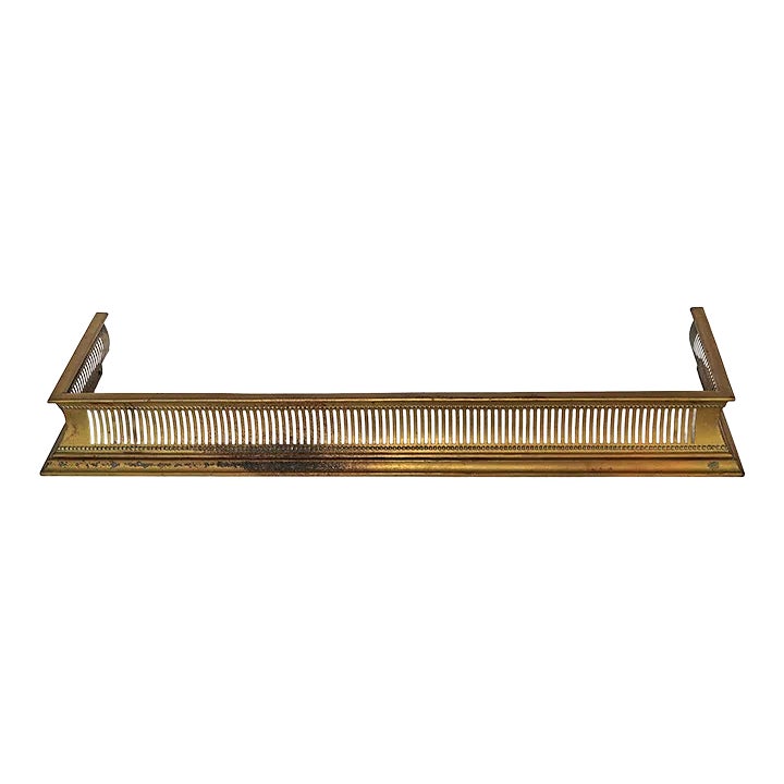 Antique Brass on Copper Fireplace Fender Chairish