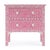 Spritely Home Accent Furniture Vivienne 29 in. W Rectangular Bone Inlay 2 Drawer Accent Chest, Pink For Sale - Image 4 of 8
