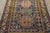 Textile 1930s Blue Geometric Tribal Antique Caucasian Shirvan Carpet 4' X 4'6'' Knotted Wool Rug For Sale - Image 7 of 11