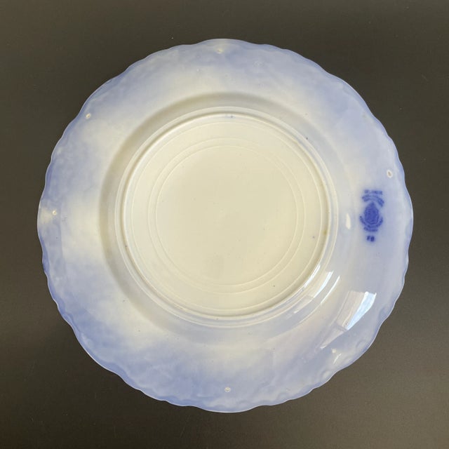 An antique Henry Alcock Delamere Flow Blue dinner plate. Backstamp was in use from 1900 to 1909. Good condition. Visible...