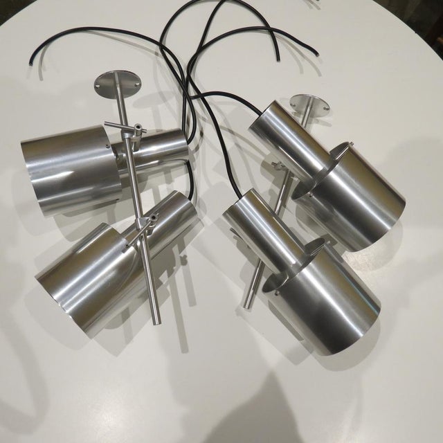Aluminium Ceiling Light by Peter Nelsen, 1960s For Sale - Image 7 of 18