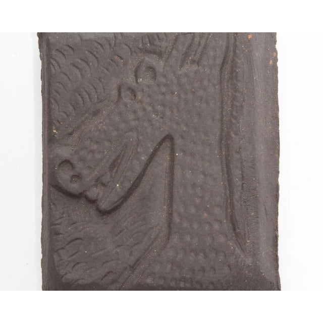 Studio Pottery Animal Tile by Mark Bulwinkle For Sale - Image 4 of 7