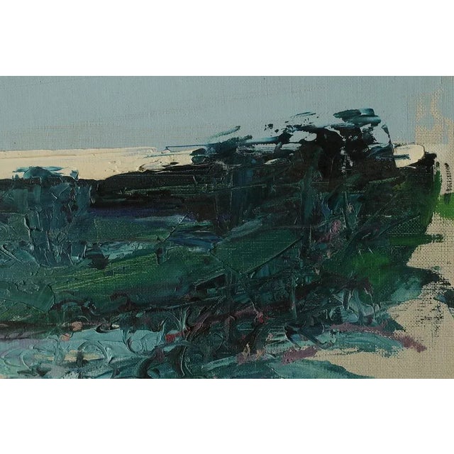 Mid-Century Modern Kurt Losell, Landscape, 1967, Oil on Canvas, Framed For Sale - Image 3 of 7