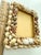 Vintage MCM Palm Beach Tony Duquette Style Handmade Seashell Wood Picture Frame For Sale - Image 10 of 12