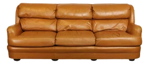 Classic Leather Inc. Vintage Three-Seat Sofa