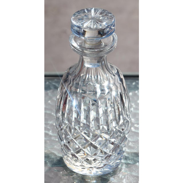 Transparent 1990s Waterford Crystal Spirit Liquor Decanter Lismore Fan Pattern For Sale - Image 8 of 8