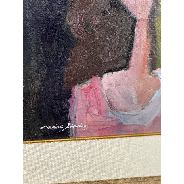 Maxine Estachy French Portrait Painting For Sale - Image 4 of 7