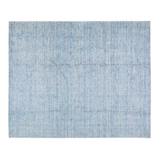 Early 21st Century Modern Hand Loom Minimalist Rug With Soft Texture,10'X14' For Sale