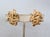 1970s Vintage 1970s Signed Napier Goldtone Coral Clip Earrings-2 Pieces For Sale - Image 5 of 7